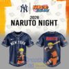 NY Yankees Naruto Night 2026 Baseball Jersey