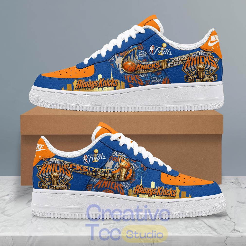 New York Knick 2026 NBA Champions “Always Knicks” Air Force 1 Shoes New York Knick 2026 NBA Champions “Always Knicks” Air Force 1 Shoes