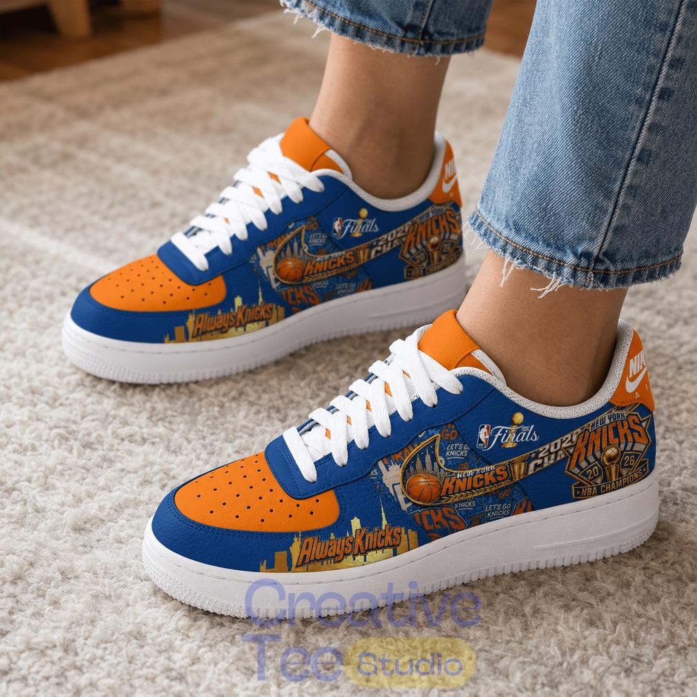 New York Knick 2026 NBA Champions “Always Knicks” Air Force 1 Shoes New York Knick 2026 NBA Champions “Always Knicks” Air Force 1 Shoes