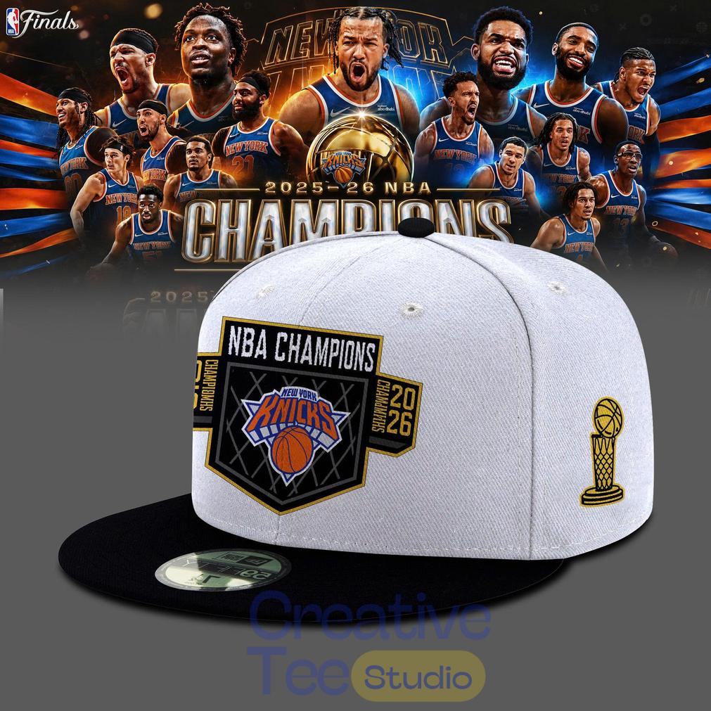 New York Knick 2026 NBA Champions Cap New York Knick 2026 NBA Champions Cap