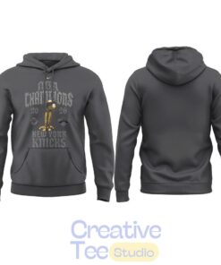 New York Knick 2026 NBA Champions “New York Forever” Grey Hoodie