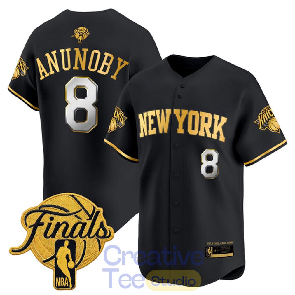 New York Knick 2026 NBA Finals Baseball Jersey New York Knick 2026 NBA Finals Baseball Jersey