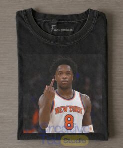 New York Knick 2026 NBA Finals OG Anunoby Middle Finger T-Shirt