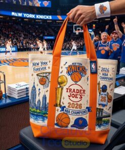 New York Knicks 2026 NBA Champions Commemorative Trader Joe’s Tote Bag