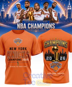 New York Knicks 2026 NBA Champions New York Forever 3D T-Shirt New York Knicks 2026 NBA Champions New York Forever 3D T-Shirt