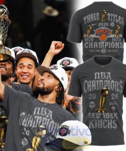 New York Knicks 2026 NBA Finals Champions Limited Edition T-Shirt
