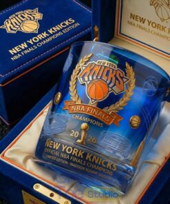 New York Knicks 2026 NBA Finals Champions Whiskey Glass