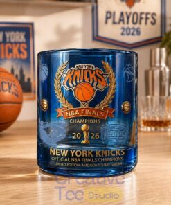 New York Knicks 2026 NBA Finals Champions Whiskey Glass