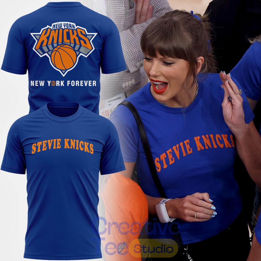 New York Knicks 2026 Stevie Knicks Taylor Swift Playoff T-Shirt New York Knicks 2026 Stevie Knicks Taylor Swift Playoff T-Shirt