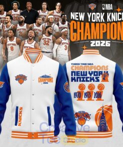 New York Knicks 3 Time NBA Champions Bomber Jacket