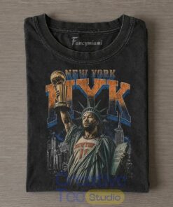 New York Knicks Jalen Brunson 2026 NBA Finals Liberty Statue T-Shirt