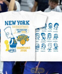 New York Knicks The Simpsons Homage 2026 NBA Finals Champions T-Shirt New York Knicks The Simpsons Homage 2026 NBA Finals Champions T-Shirt