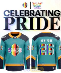 New York Sirens Pride Month 2026 Custom Hockey Jersey