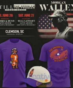 “Norris Bear” Morgan Wallen x Clemson Tigers T-Shirt