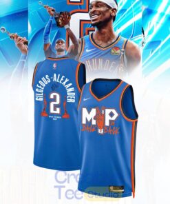 OKC Shai Gilgeous Back to Back 2026 NBA MVP Basketball Jersey