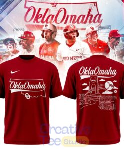 Oklahoma Baseball Omaha 2026 Men’s College World Series Tee Hoodie
