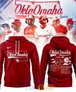 Oklahoma Baseball Omaha 2026 Men’s College World Series Tee Hoodie