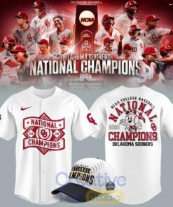 Oklahoma Sooners 2026 NCAA Baseball National Champions Jersey