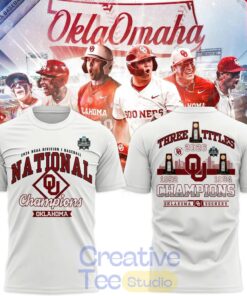 Oklahoma Sooners 2026 NCAA Baseball National Champions T-Shirt