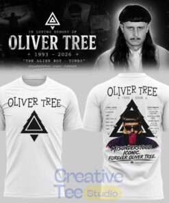 Oliver Tree In Loving Memory Black Limited Edition 3D T-Shirt