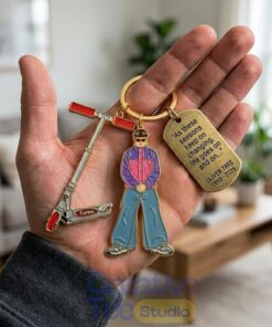 Oliver Tree Memorial Keychain Life Goes On Scooter Tribute Keychain