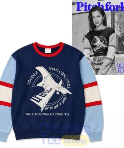 Olivia Rodrigo Pitchfork Elton John UK Tour 1976 ‘Louder Than Concorde’ Sweatshirt
