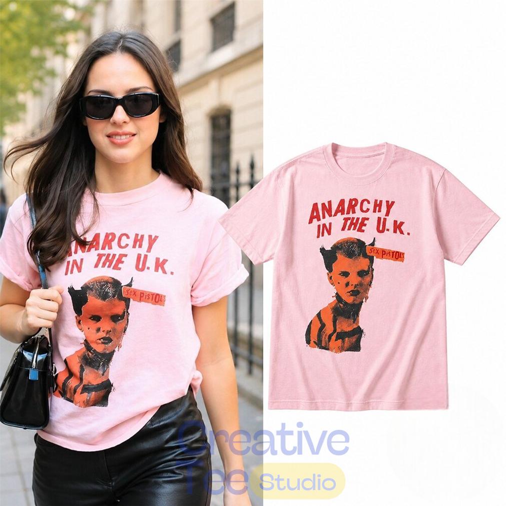 Olivia Rodrigo Sex Pistols Anarchy UK Band Graphic T-Shirt Olivia Rodrigo Sex Pistols Anarchy UK Band Graphic T-Shirt
