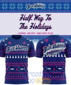 Pensacola Blue Wahoos Half Way To Holiday Night 2026 Shirt