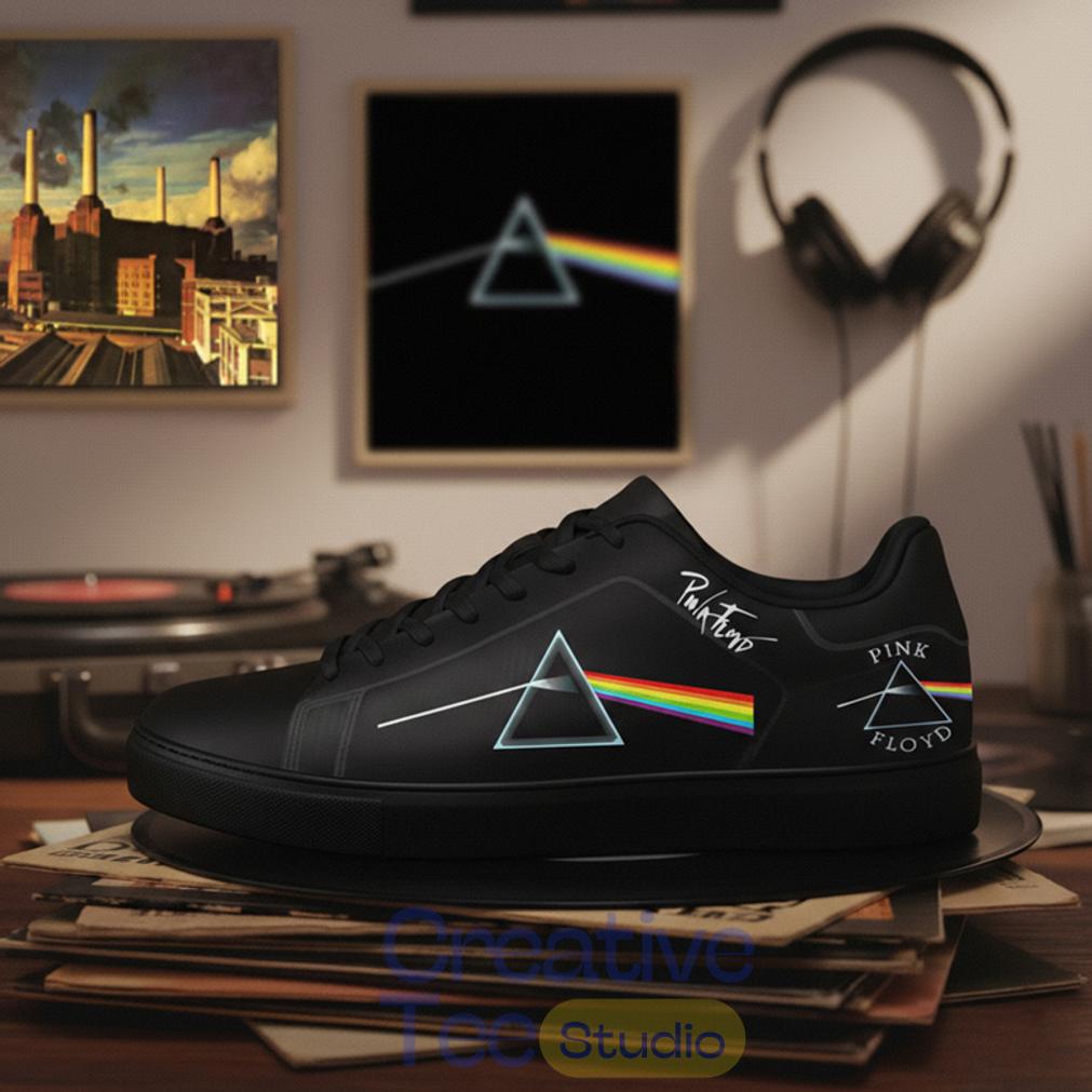 Pink Floyd The Dark Side of The Moon Skate Shoes Pink Floyd The Dark Side of The Moon Skate Shoes