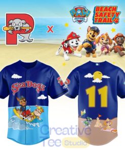 Portland Sea Dogs Dogs Paw Patrol Night Special Jersey