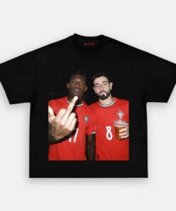 Portugal Bruno Fernandes & Rafael Leão Style Tee