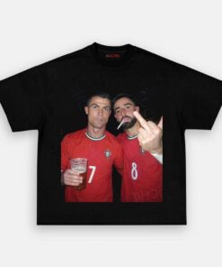 Portugal Bruno Fernandes & Ronaldo Style Tee