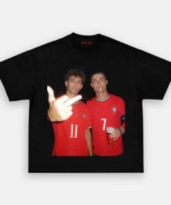 Portugal João Félix & Ronaldo Style Tee