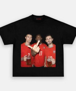 Portugal Rafael Leão & Ronaldo & Bernado Style Tee