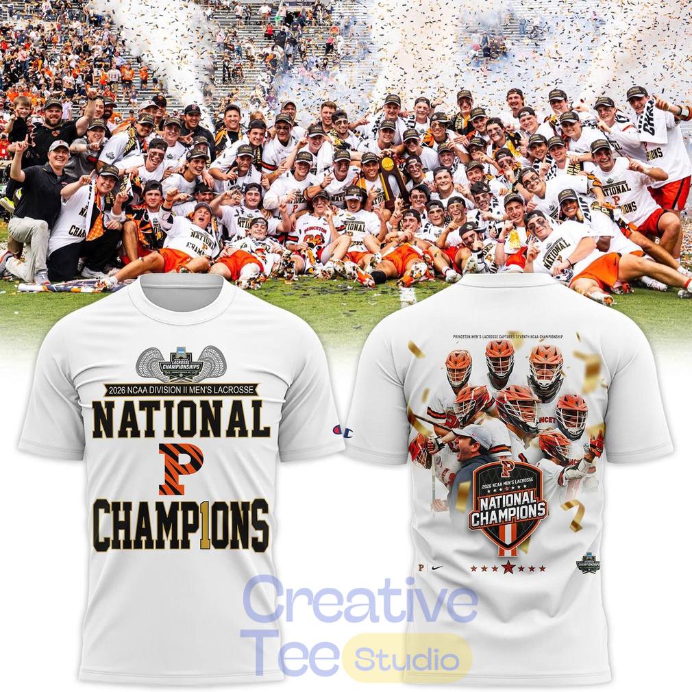 Princeton Tigers 2026 NCAA Men's Lacrosse National Champions T-Shirt Princeton Tigers 2026 NCAA Men's Lacrosse National Champions T-Shirt