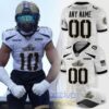 Quad City Steamwheelers 2026 White Out Military Night Custom Football Jersey