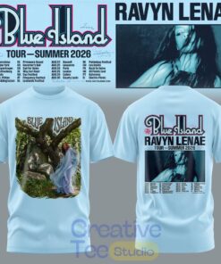 Ravyn Lenae “Blue Island” Tour 2026 T-Shirt Ravyn Lenae “Blue Island” Tour 2026 T-Shirt