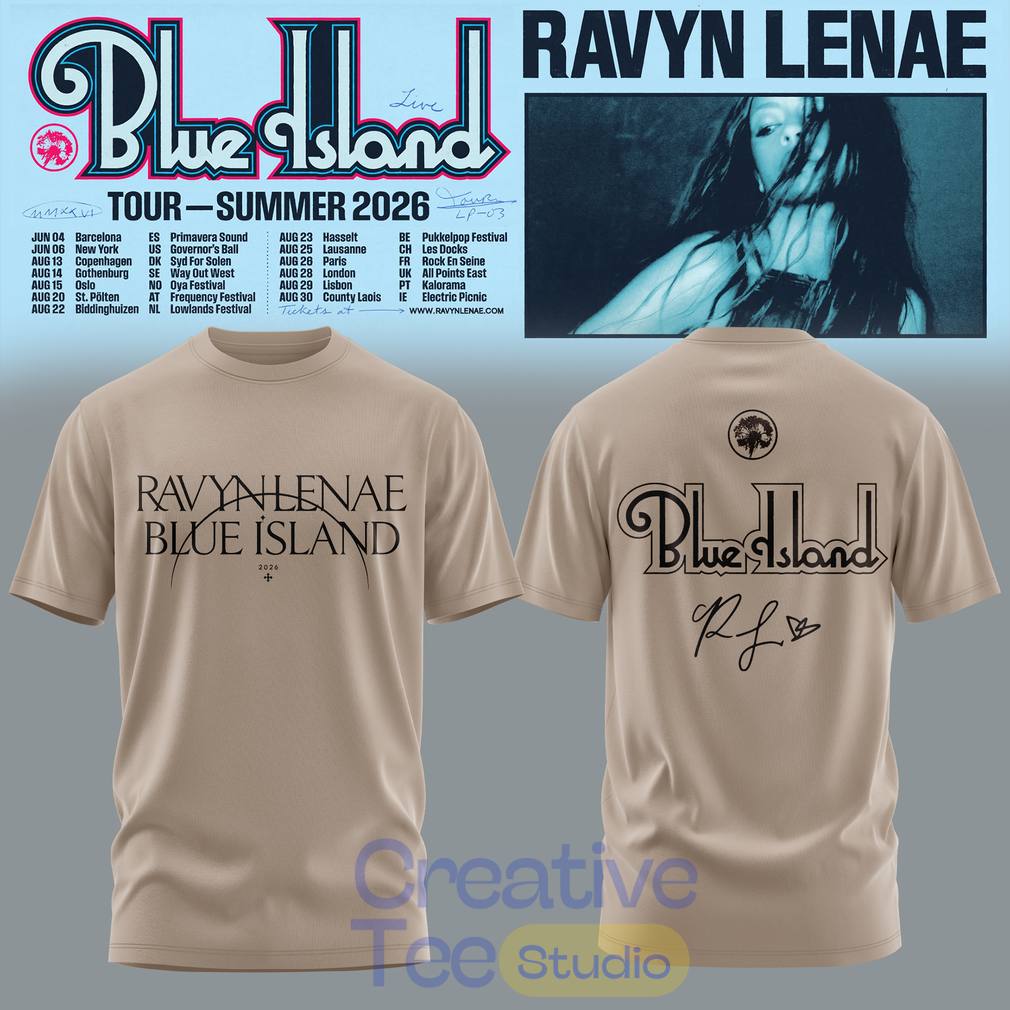 Ravyn Lenae “Blue Island” Tour 2026 T-Shirt Ravyn Lenae “Blue Island” Tour 2026 T-Shirt