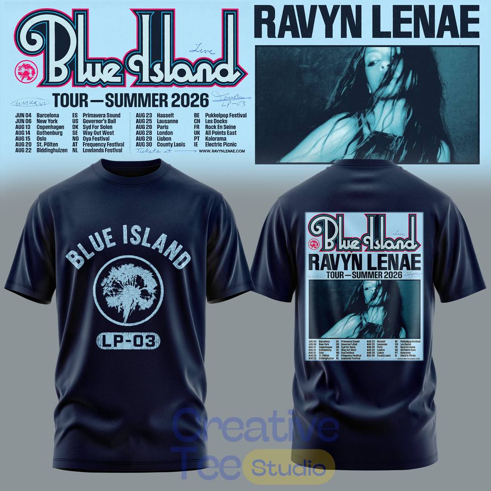 Ravyn Lenae “Blue Island” Tour 2026 T-Shirt Ravyn Lenae “Blue Island” Tour 2026 T-Shirt