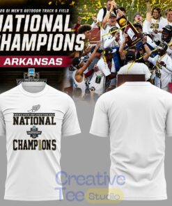 Razorbacks 2026 D1 Men’s Outdoor Track & Field National Champions 2D T-Shirt Razorbacks 2026 D1 Men’s Outdoor Track & Field National Champions 2D T-Shirt