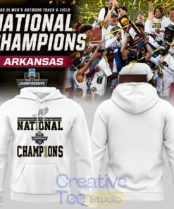 Razorbacks 2026 D1 Mens Outdoor TrackField National Champions Hoodie