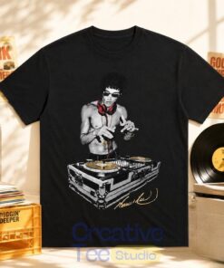 Robert Downey Jr Bruce Lee DJ Kung Fu T-Shirt