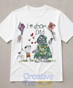 Robert Downey Jr I Love Doom Dad Doctor Doom T-Shirt Father’s Day Gift T-Shirt