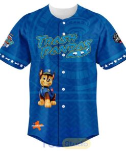 Rocket City Trash Panda 2026 Paw Patrol Adventure Day Baseball Jersey