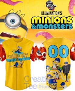 Rocket City Trash Pandas x Minions & Monster Custom Jersey