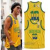 Ronaldinho #10 Brazil Yellow Basketball Jersey