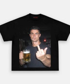 Ronaldo Drunk After Hours Middle Finger Shirt