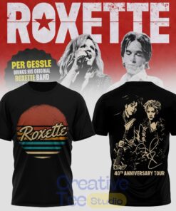 Roxette 40th Anniversary Tour 2026 T-Shirt