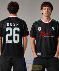 Rush Mexico City Fifty Something Tour 2026 Exclusive Soccer Jersey