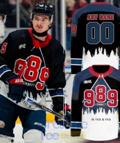 Saginaw Spirit 989 Connect Warmup Custom Jersey